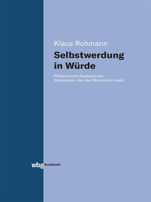 cover image of Selbstwerdung in Würde